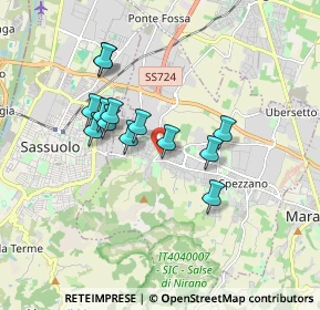 Mappa Via G. Cavalcanti, 41042 Fiorano Modenese MO, Italia (1.47692)