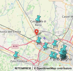 Mappa Via Bizzari L, 40012 Bargellino BO, Italia (6.04867)