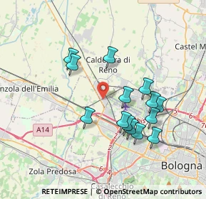 Mappa Via Bizzari L, 40012 Bargellino BO, Italia (3.41429)