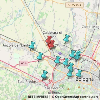 Mappa Via Bizzari L, 40012 Bargellino BO, Italia (3.95875)