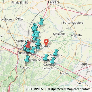 Mappa Via Fratelli Cervi, 40054 Budrio BO, Italia (13.49889)