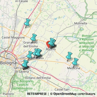 Mappa Via Caduti di Cefalonia, 40054 Budrio BO, Italia (6.65389)