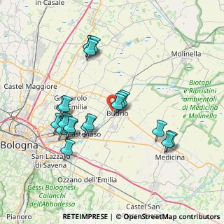 Mappa Via Caduti di Cefalonia, 40054 Budrio BO, Italia (7.5435)