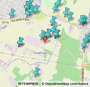 Mappa Via Gualinga, 41051 Castelnuovo Rangone MO, Italia (0.62593)