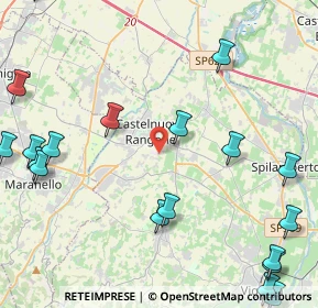 Mappa Via Gualinga, 41051 Castelnuovo Rangone MO, Italia (6.436)