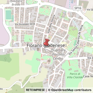 Mappa Via Vittorio Veneto, 66, 41042 Fiorano Modenese, Modena (Emilia Romagna)
