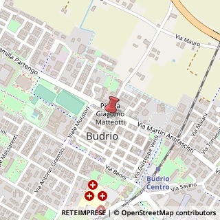 Mappa Via Leonida Bissolati, 1, 40054 Budrio, Bologna (Emilia Romagna)