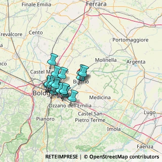 Mappa Piazza Giacomo Matteotti, 40054 Budrio BO, Italia (11.4435)