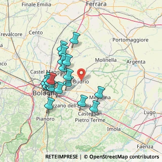 Mappa Piazza Giacomo Matteotti, 40054 Budrio BO, Italia (13.17947)