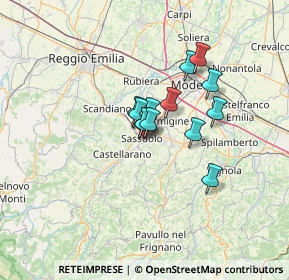 Mappa Largo Verona, 41049 Sassuolo MO, Italia (8.45692)