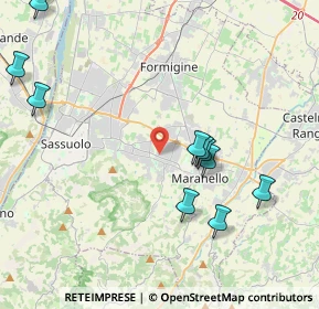 Mappa Via del Commercio, 41042 Fiorano Modenese MO, Italia (5.02455)