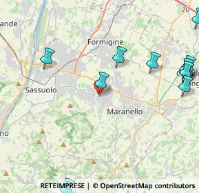 Mappa Via del Commercio, 41042 Fiorano Modenese MO, Italia (5.95667)