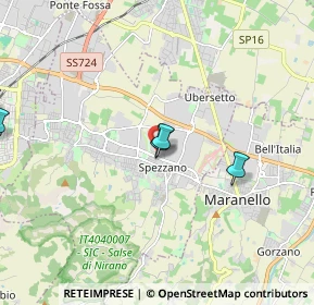 Mappa Via del Commercio, 41042 Fiorano Modenese MO, Italia (3.51769)