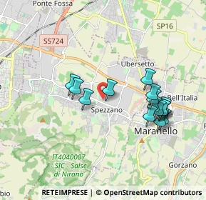 Mappa Via del Commercio, 41042 Fiorano Modenese MO, Italia (1.774)