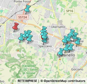 Mappa Via del Commercio, 41042 Fiorano Modenese MO, Italia (1.81389)