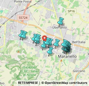 Mappa Via del Commercio, 41042 Fiorano Modenese MO, Italia (1.5115)