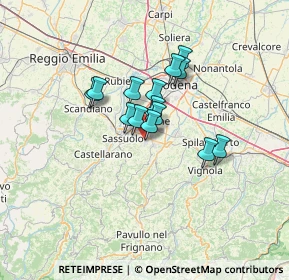 Mappa Via del Commercio, 41042 Fiorano Modenese MO, Italia (8.98714)