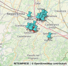 Mappa Via del Commercio, 41042 Fiorano Modenese MO, Italia (10.79056)