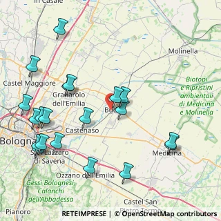 Mappa Via Clemente Bondioli, 40054 Budrio BO, Italia (10.0275)