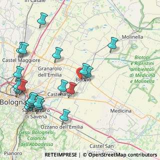 Mappa Via Clemente Bondioli, 40054 Budrio BO, Italia (10.6275)