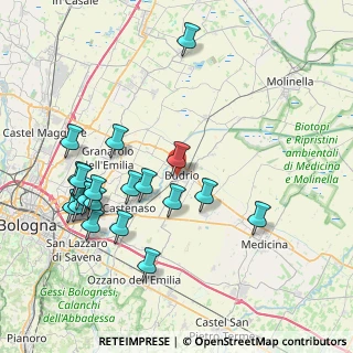 Mappa Via A. D'Ormea, 40054 Budrio BO, Italia (8.623)