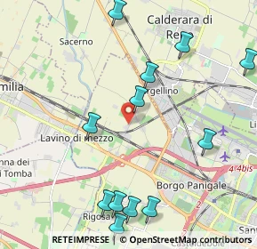 Mappa Via del Vivaio, 40132 Bologna BO, Italia (2.53417)