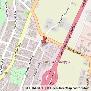 Mappa Via Giuseppe Brini, 47, 40128 Bologna, Bologna (Emilia Romagna)
