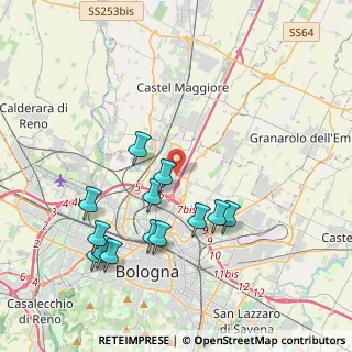Mappa Via del Tuscolano, 40128 Bologna BO, Italia (4.11)
