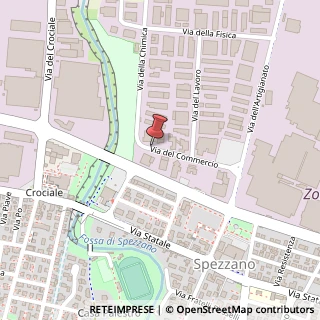 Mappa Via del Commercio, 22, 41042 Fiorano Modenese, Modena (Emilia Romagna)