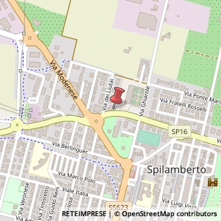 Mappa Via Circonvallazione Nord, 53, 41057 Spilamberto, Modena (Emilia Romagna)