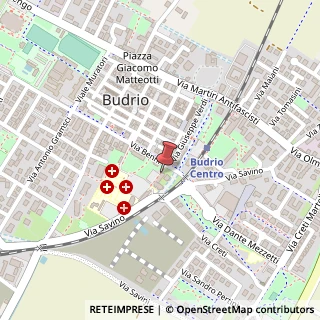 Mappa Via Benni, 56, 40054 Budrio, Bologna (Emilia Romagna)