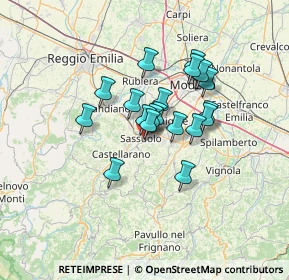 Mappa Viale Torino, 41049 Sassuolo MO, Italia (10.0175)
