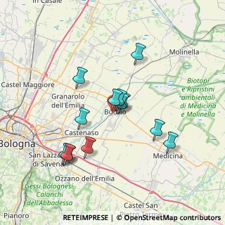 Mappa Via Solmi, 40054 Budrio BO, Italia (6.44846)