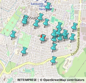 Mappa Viale Giacomo Puccini, 41049 Sassuolo MO, Italia (0.453)