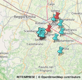 Mappa Viale Giacomo Puccini, 41049 Sassuolo MO, Italia (8.50154)