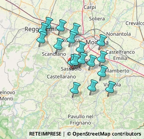 Mappa Viale Giacomo Puccini, 41049 Sassuolo MO, Italia (11.61)