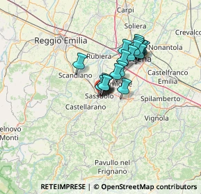 Mappa Viale Giacomo Puccini, 41049 Sassuolo MO, Italia (9.6075)