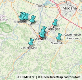 Mappa Viale Giacomo Puccini, 41049 Sassuolo MO, Italia (6.08)