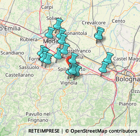 Mappa Via A. Labriola, 41057 Spilamberto MO, Italia (10.87333)