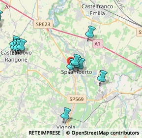 Mappa Via A. Labriola, 41057 Spilamberto MO, Italia (5.10333)