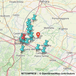 Mappa Via 40054, 40054 Budrio BO, Italia (13.39944)