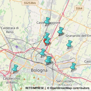 Mappa Via Giuseppe Gabussi, 40128 Bologna BO, Italia (3.69273)