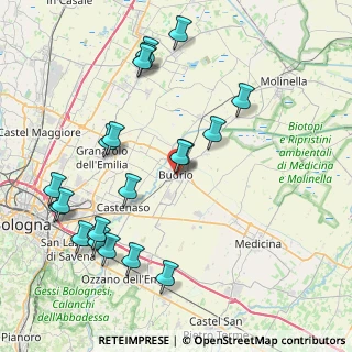 Mappa Via Benni, 40054 Budrio BO, Italia (9.2965)