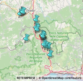 Mappa Via Giuseppe Saracco, 16013 Campo Ligure GE, Italia (5.45647)