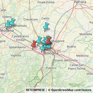 Mappa Via Papa Giovanni XXIII, 40012 Calderara di Reno BO, Italia (9.04)