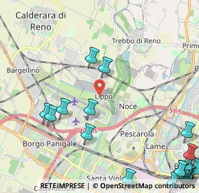 Mappa Via Papa Giovanni XXIII, 40012 Calderara di Reno BO, Italia (3.5705)