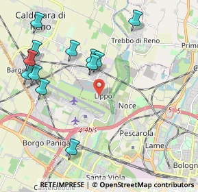 Mappa Via Papa Giovanni XXIII, 40012 Calderara di Reno BO, Italia (2.33667)