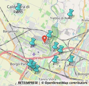 Mappa Via Papa Giovanni XXIII, 40012 Calderara di Reno BO, Italia (2.22727)