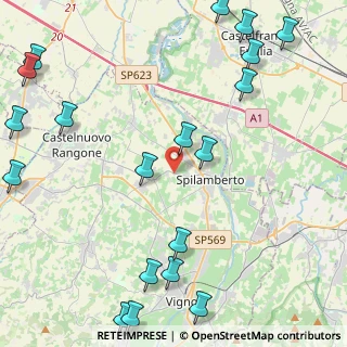 Mappa Via Castelnuovo R., 41057 Spilamberto MO, Italia (6.31053)