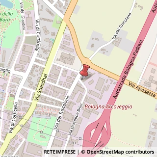 Mappa Via Giuseppe Brini, 47/E, 40128 Bologna, Bologna (Emilia Romagna)